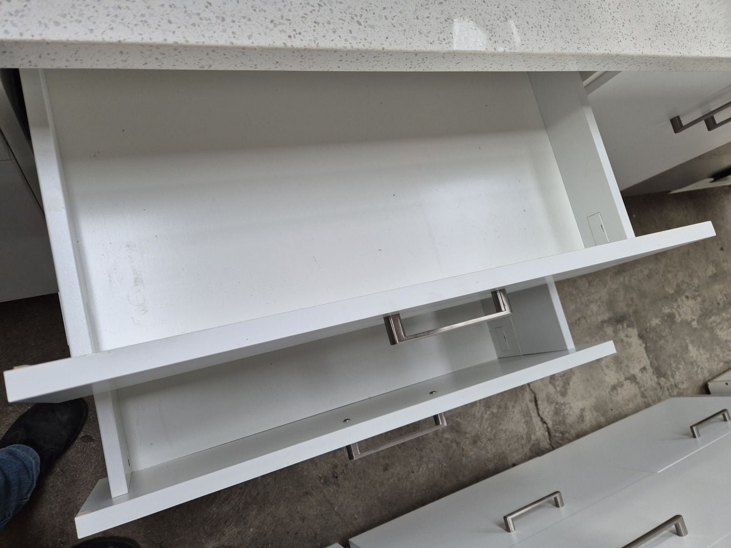Galley style, Engineered Stone Benchtops with NEW F&P Oven & Cooktop