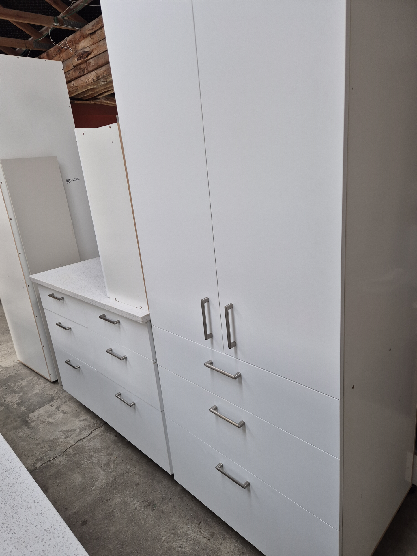 Galley style, Engineered Stone Benchtops with NEW F&P Oven & Cooktop