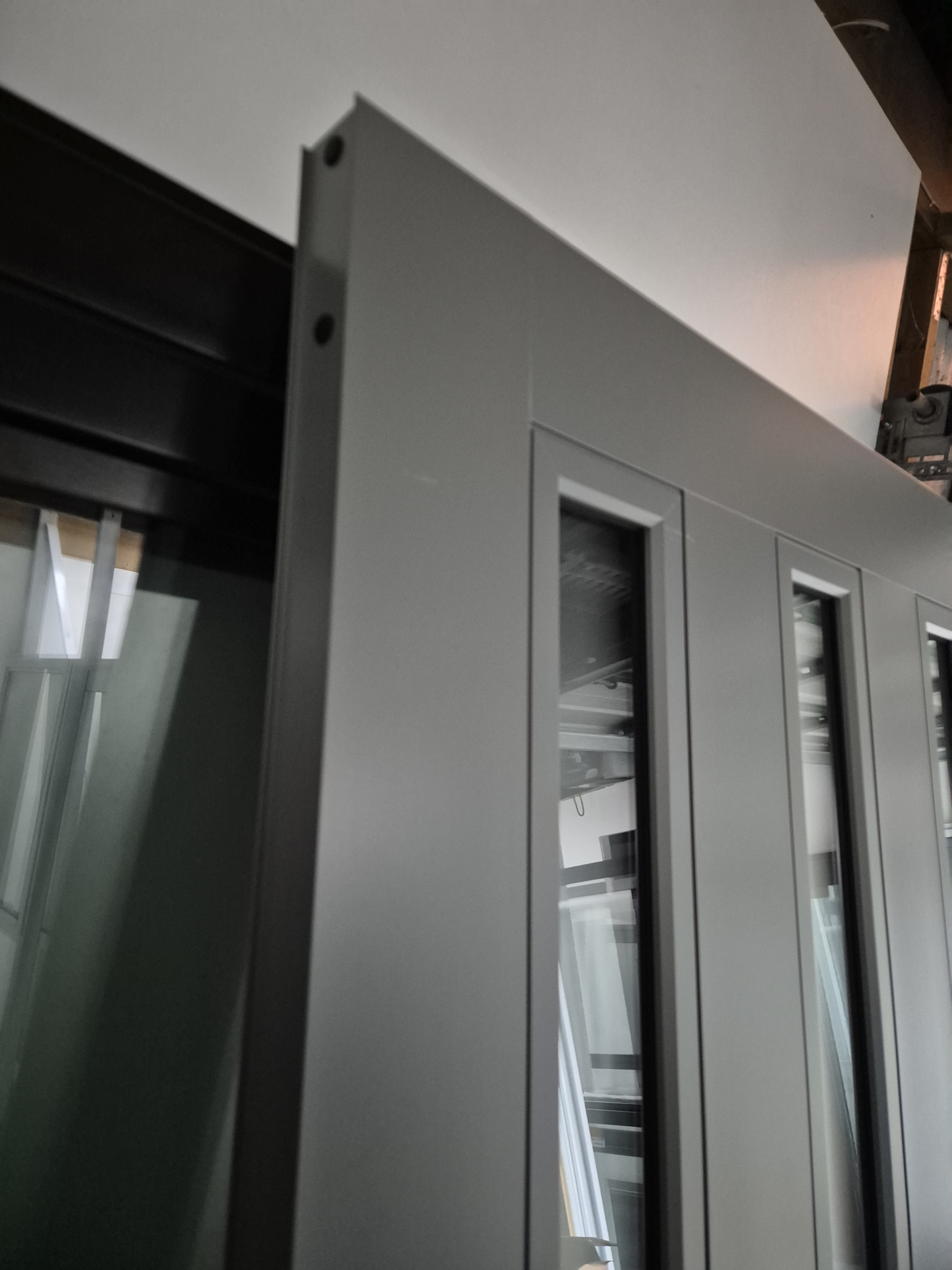 NEW DOUBLE GLAZED ALUMINIUM EXTERIOR DOOR 2117 H x 800 W #2408