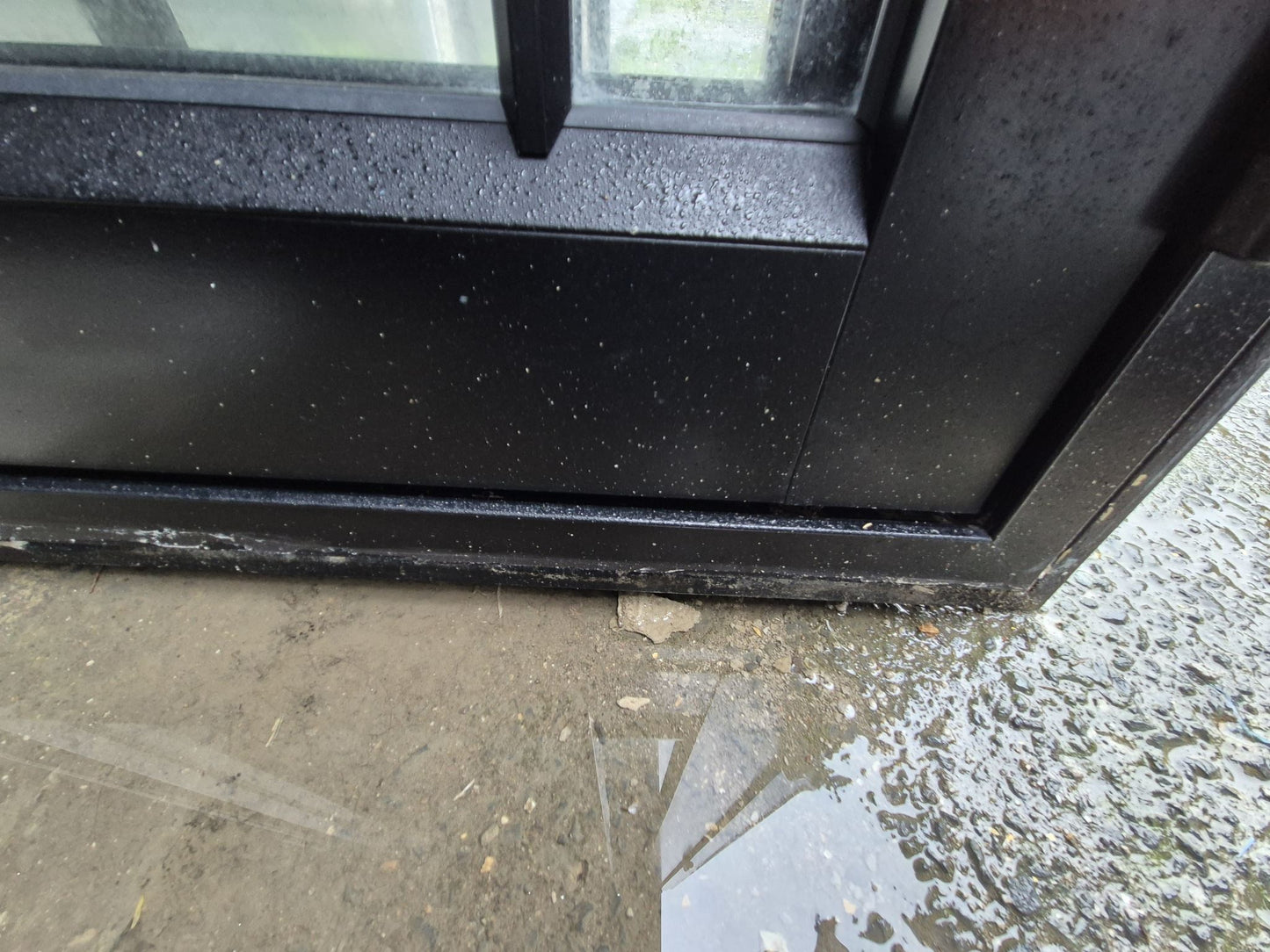 BLACK FRENCH DOORS 1.5W #2409 - see matching joinery also
