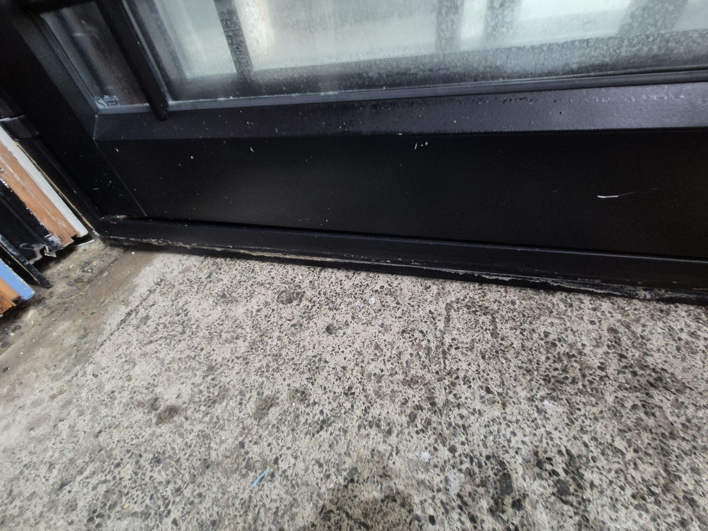 BLACK FRENCH DOORS 1.5W #2409 - see matching joinery also