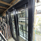 BLACK FRENCH DOORS 1.5W #2409 - see matching joinery also