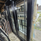 BLACK FRENCH DOORS 1.5W #2409 - see matching joinery also