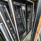 BLACK FRENCH DOORS 1.5W #2409 - see matching joinery also