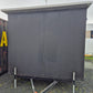 PORTABLE CABIN ON A DOUBLE AXEL TRAILER