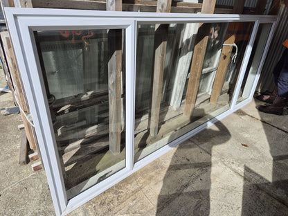 Arctic White Aluminium Window 1.2m H x 3 W #2416
