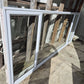 Arctic White Aluminium Window 1.2m H x 3 W #2416