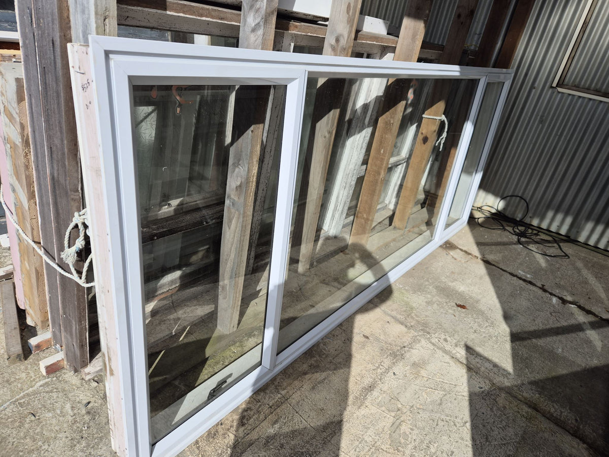 Arctic White Aluminium Window 1.2m H x 3 W #2416