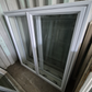 White Aluminium window 1370 H x 1330 W  V.gd cond #2414