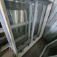 White Aluminium window 1370 H x 1330 W  V.gd cond #2414