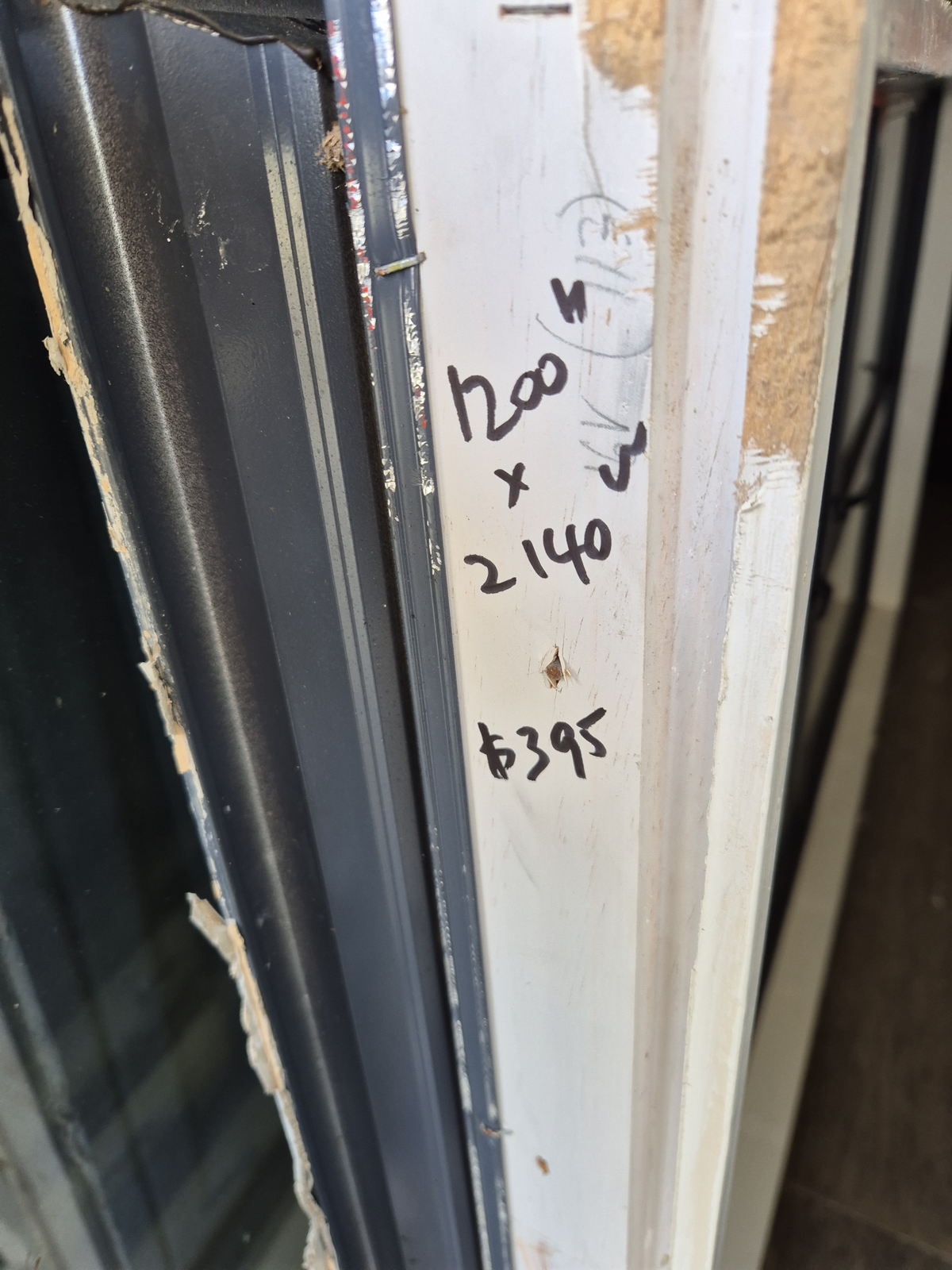 Denim Blue Aluminium window 1200 H x 2140 W #2412