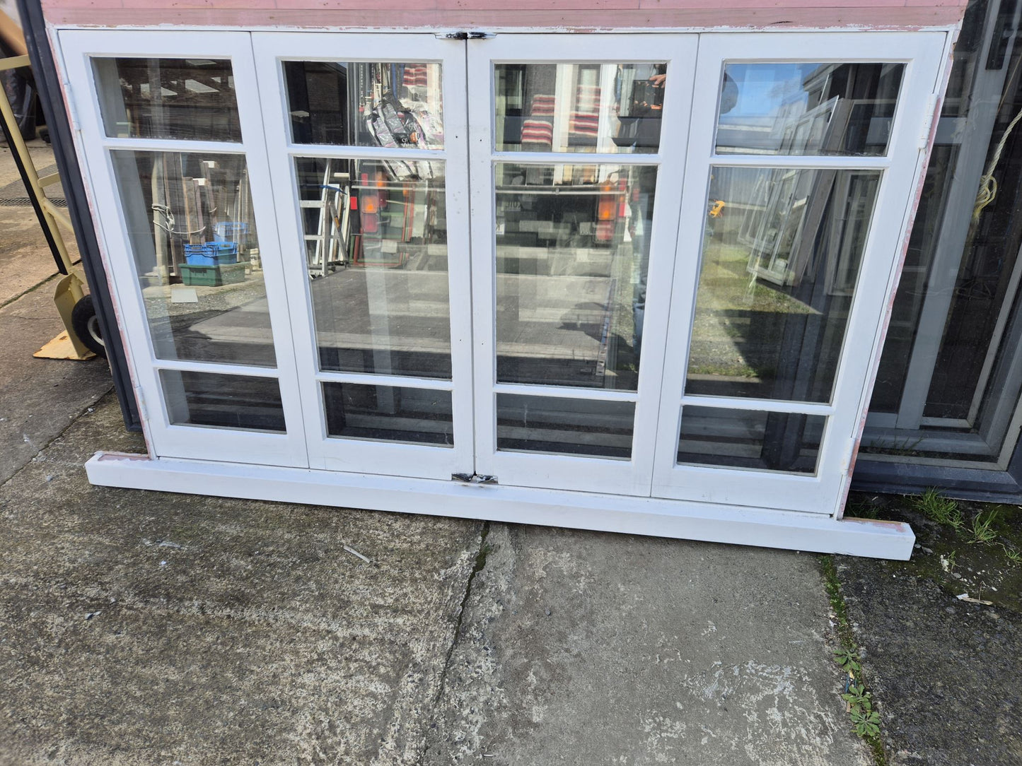Wooden Bifolding Window 1100 H x 1750 W #2422