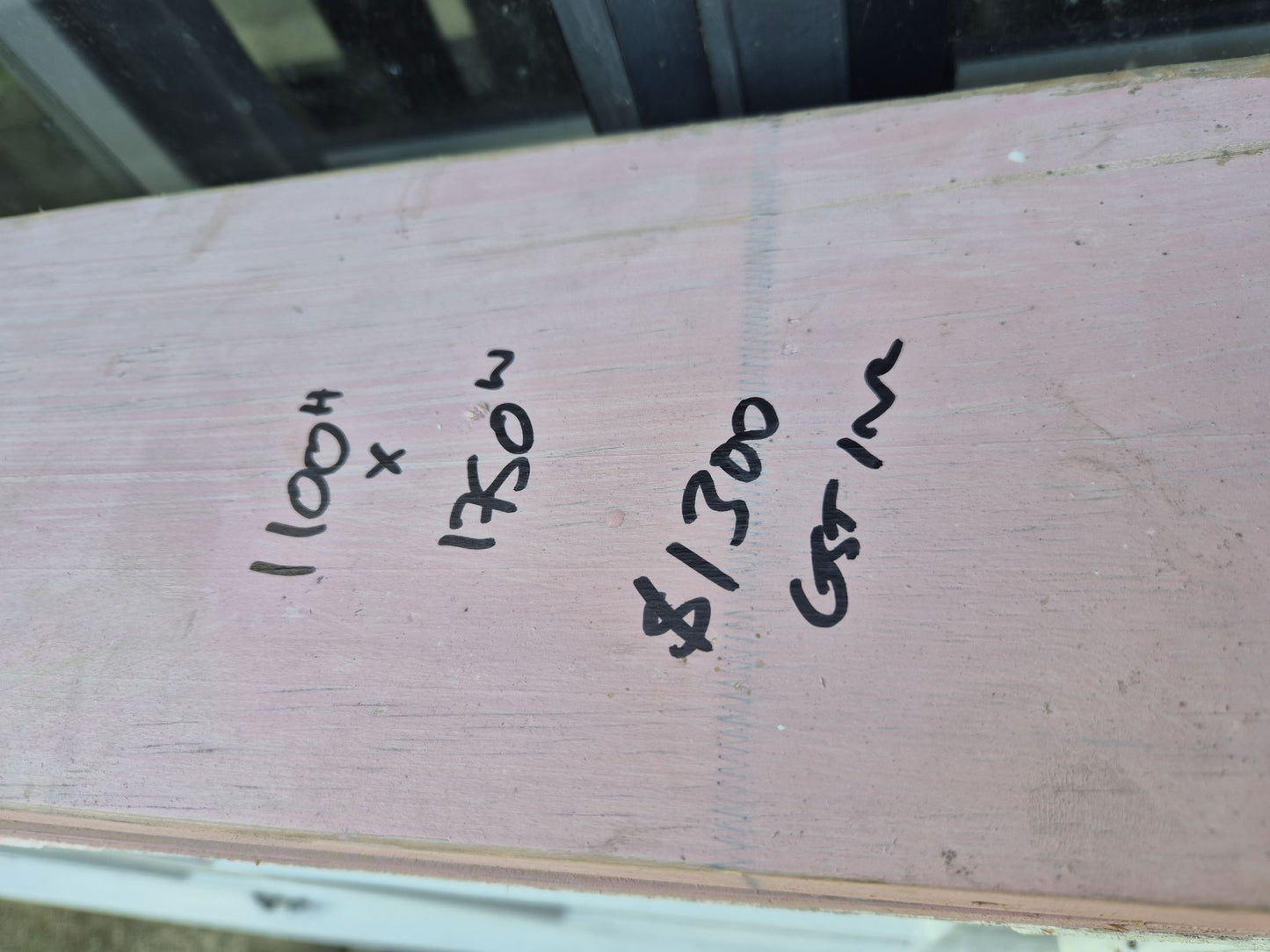 Wooden Bifolding Window 1100 H x 1750 W #2422