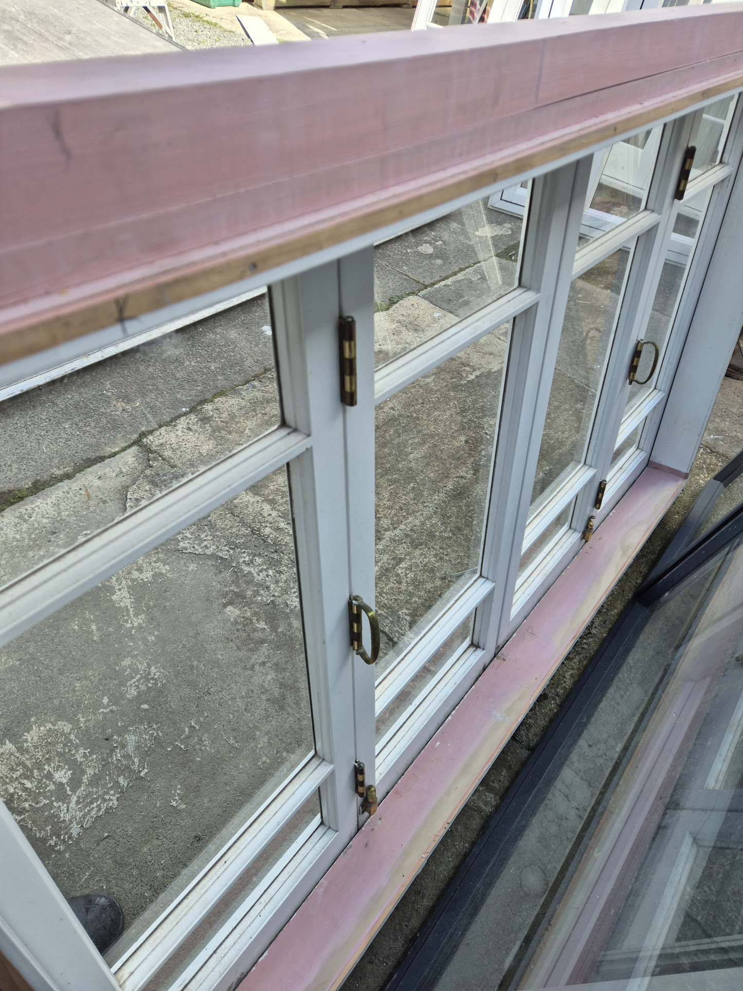Wooden Bifolding Window 1100 H x 1750 W #2422