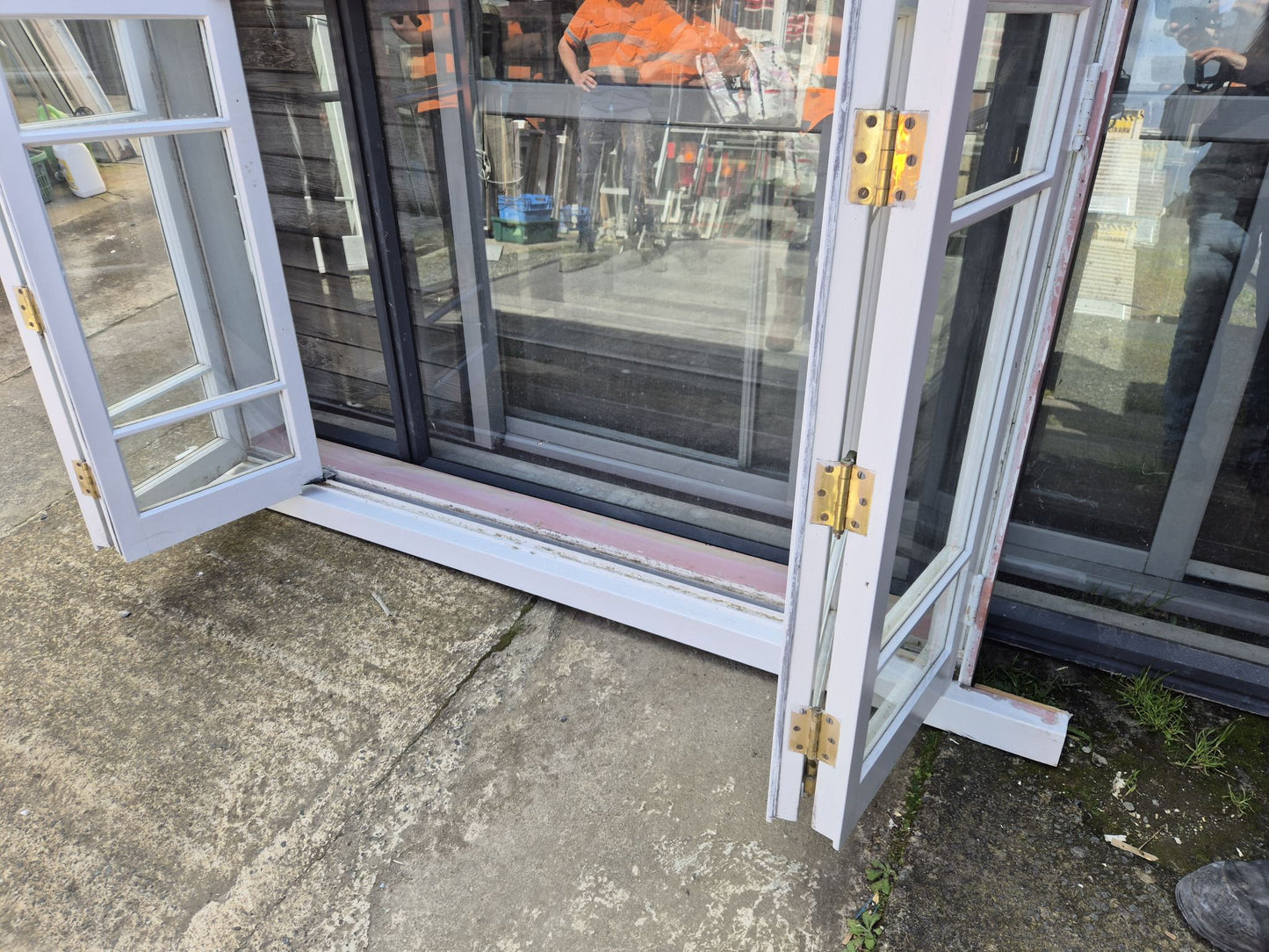 Wooden Bifolding Window 1100 H x 1750 W #2422