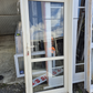 Cream Aluminium P.A. Door 2 H x 870 W opens out #2426