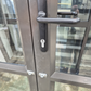 Ironsand Aluminium French Doors 2H x 1.8W #2428 (2 available & matching joinery