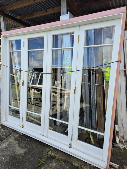 Wooden Bifolding Doors 2100 H x 2430 W #2427 (2 available)