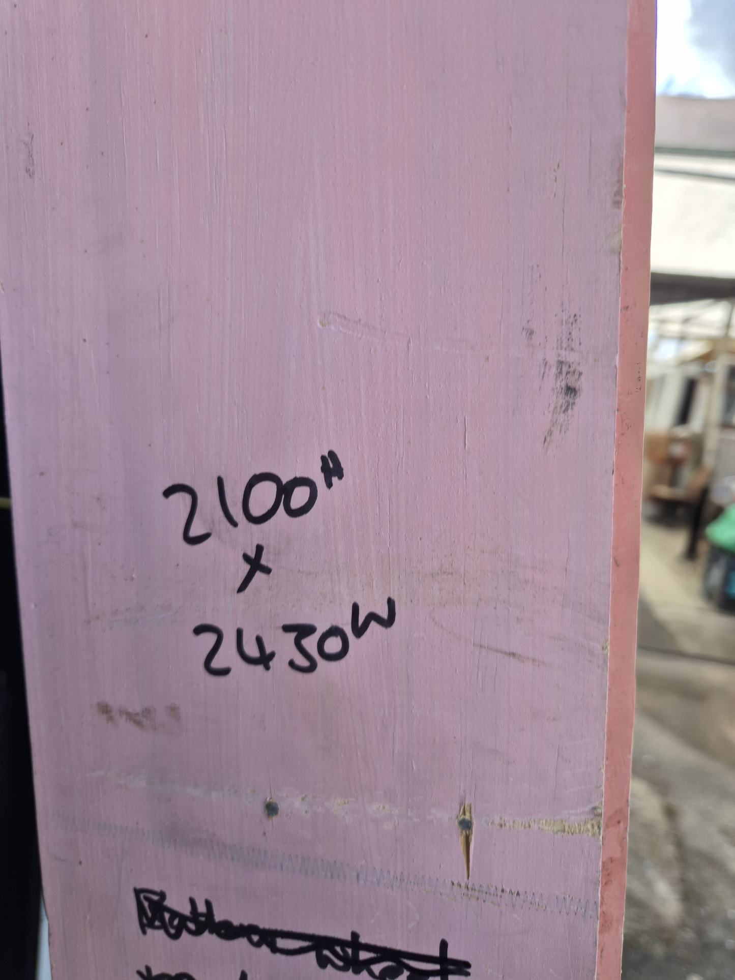 Wooden Bifolding Doors 2100 H x 2430 W #2427 (2 available)
