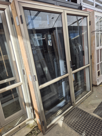 Aluminium French doors 2 H x 1.7 W #2430