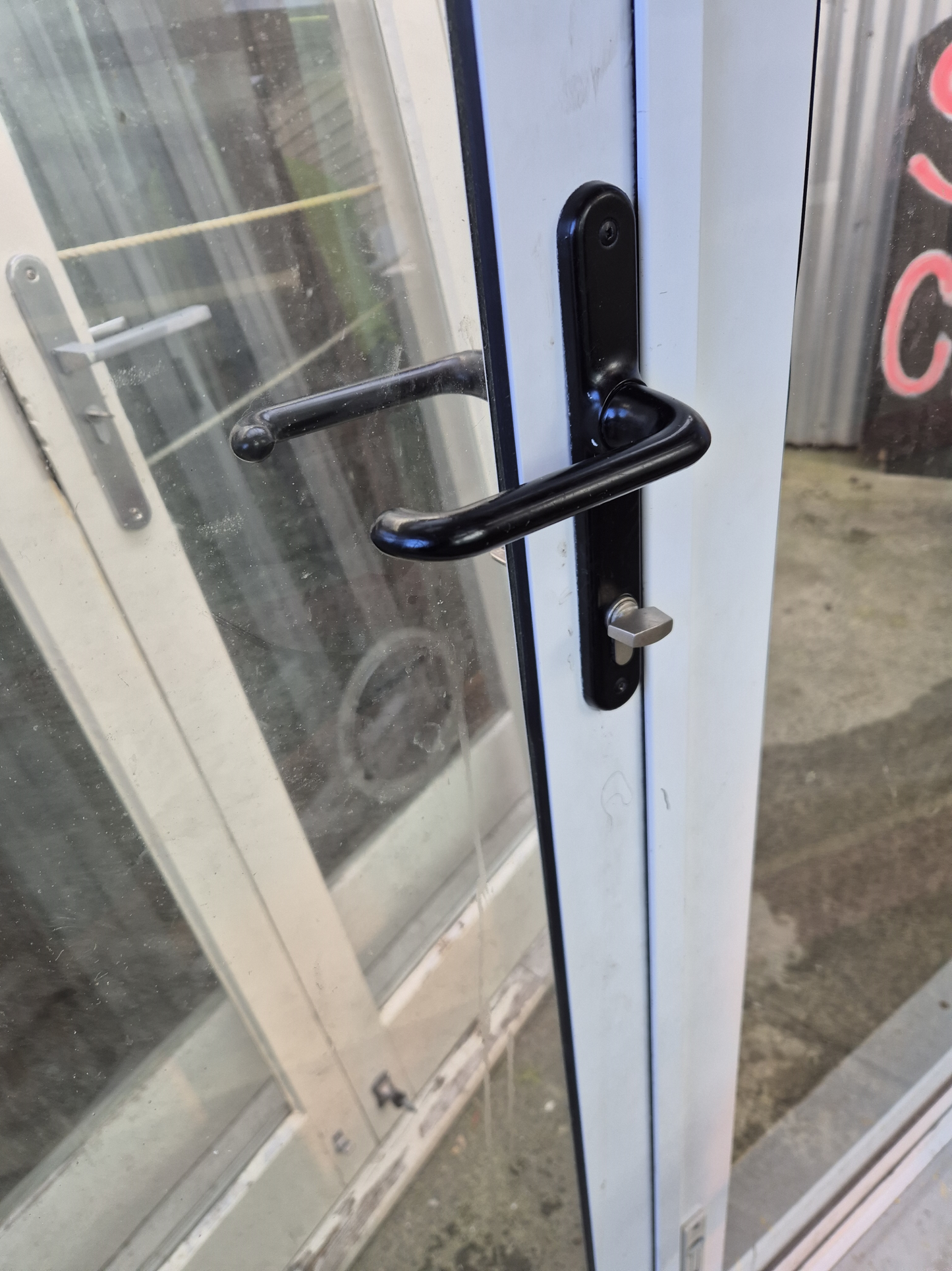 French Doors with sidelights 2000 H x 2190 W #2433