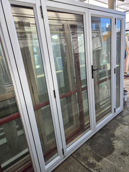 French Doors with sidelights 2000 H x 2190 W #2433