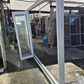 White Bifolding door 2 H x 2.3 W #2441