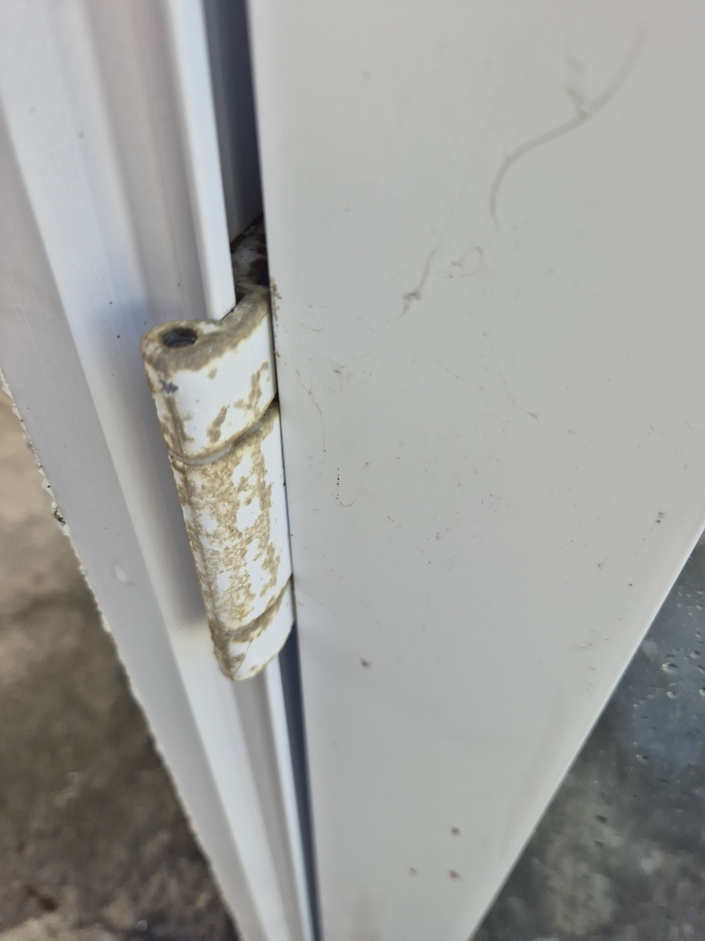 White Bifolding door 2 H x 2.3 W #2441