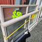 Aluminium window approx 600 H x 1600 W