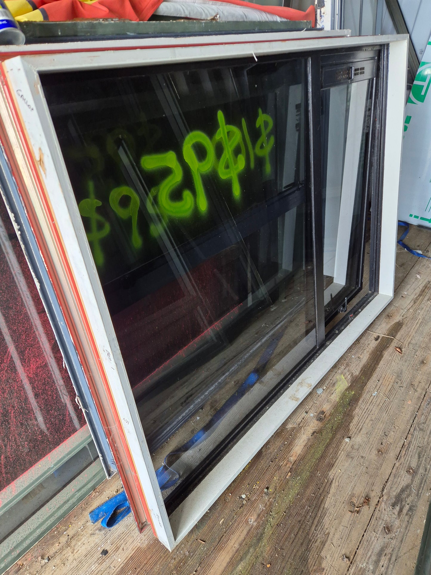 Aluminium Window approx 1.2 H x 1.8 W