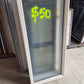 Aluminium Window 1400mm x 600 frosted glass Complete with jambs  #2447