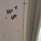 Aluminium Window 1400mm x 600 frosted glass Complete with jambs  #2447