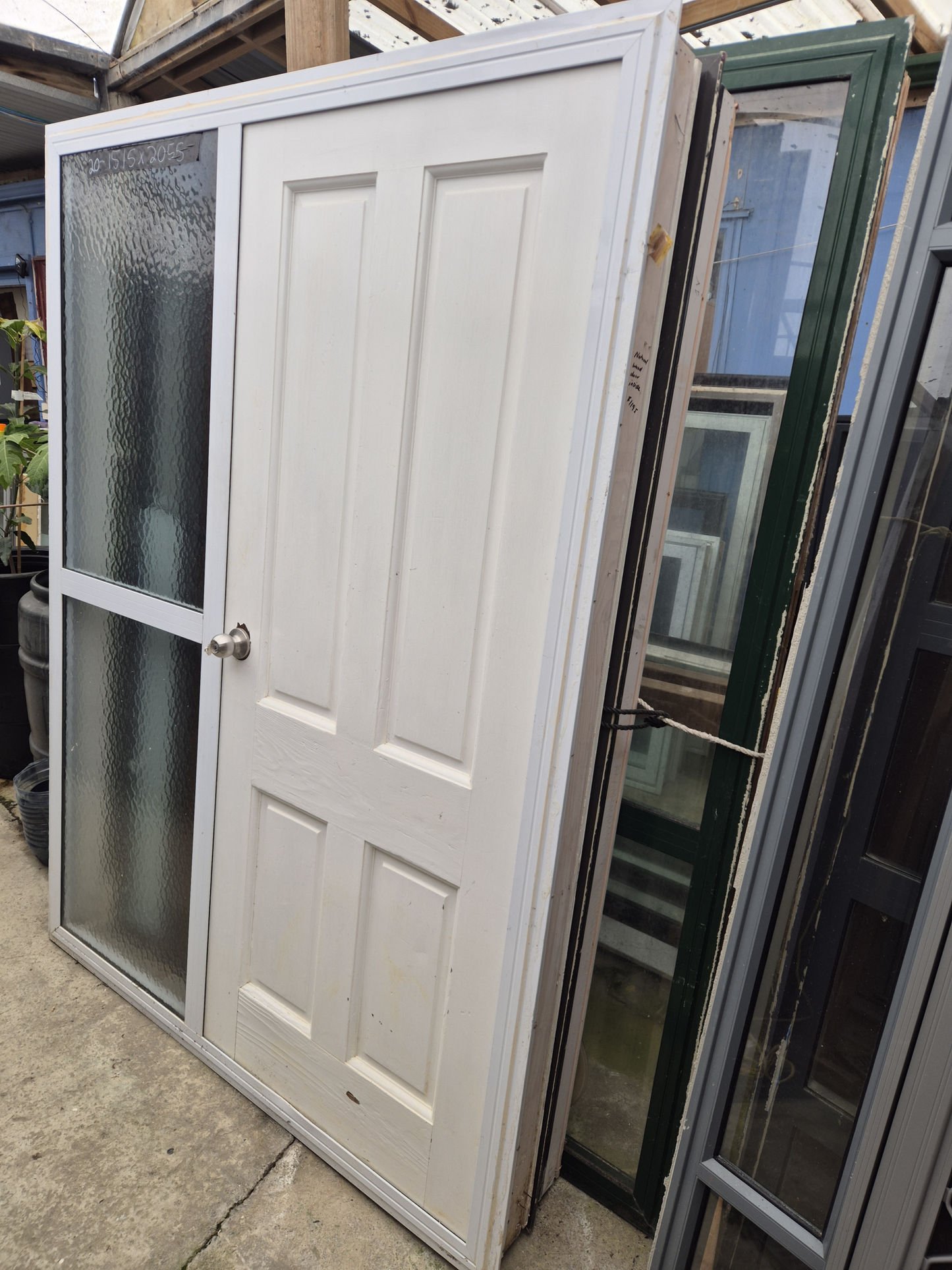 Entrance Door with sidelight 2055 H x 1515 W #2503