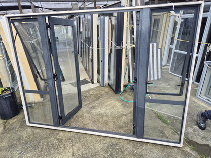 French Doors with opening windows 2 H x 2.8 W #2501