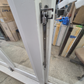 Wooden French Doors with opening windows 2090 H x 2240W #2506 (2 available)