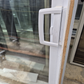 Near new Double Glazed White STACKER SLIDER 2.2 H x 3.6 W #2516