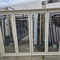 Cream Aluminium Bifolding Doors 2110 H x 2800 W #2513
