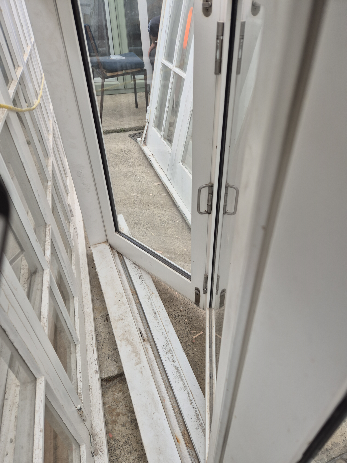 Near New Cedar Bifolding window DOUBLE GLAZED 1170 H x 1810 W #2507