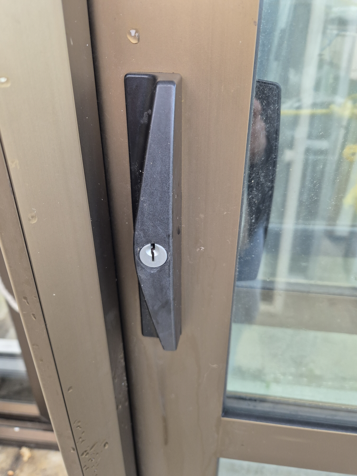 Mid Bronze Double Glazed Ranchslider 2 H x 1.8 W #2514 (2 available)