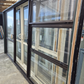Large Bronze Ranchslider with windows Gd cond 2 H x 3.6W #2521