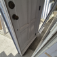 Exterior Wooden Door with Aluminium frame 2050H x 885W with keys #2523