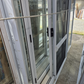 White Ranchslider with an opening window & flyscreen 2 H x 2.4W #2524