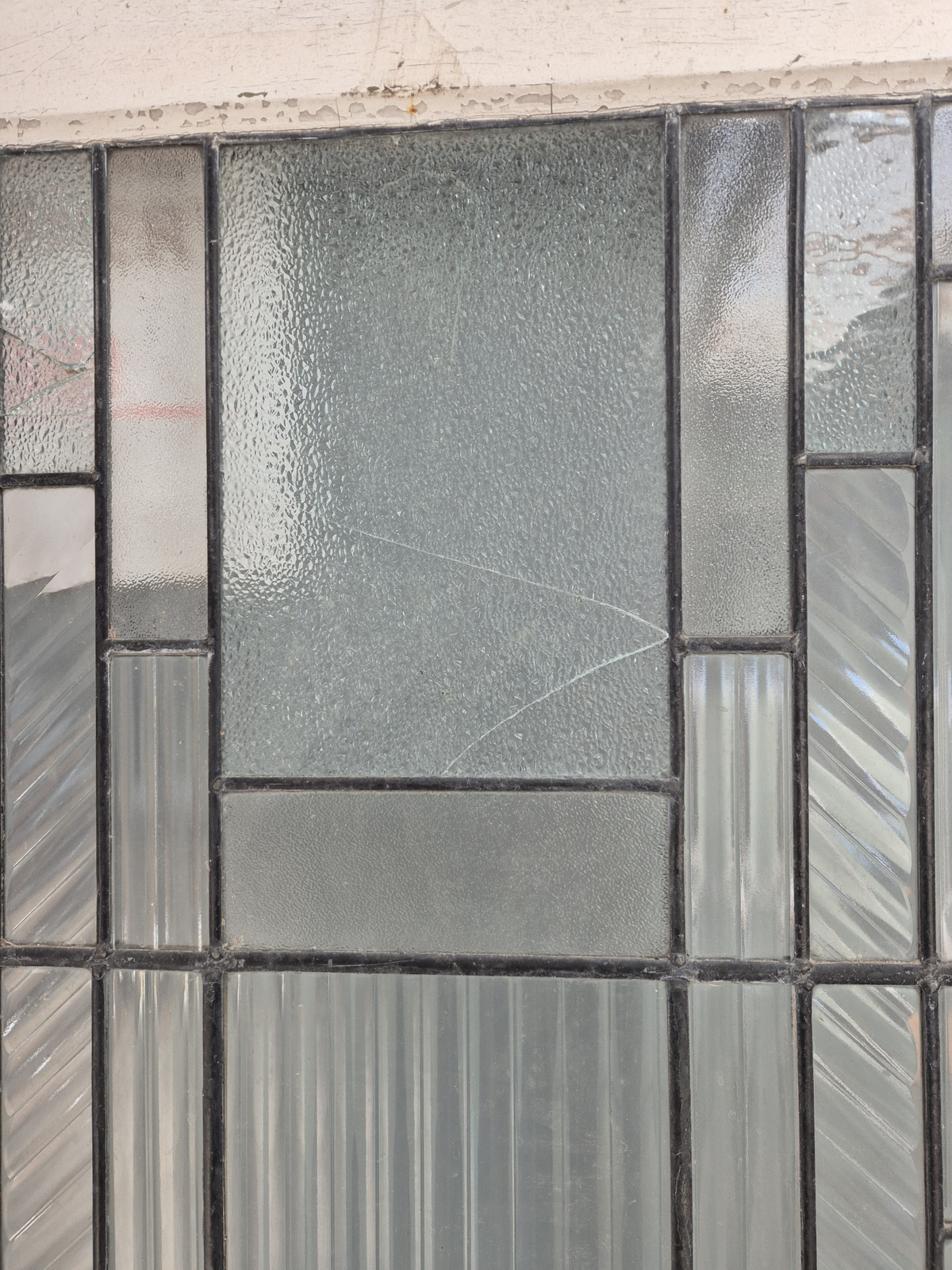 Art Deco Exterior Leadlight Door 1980 x 860