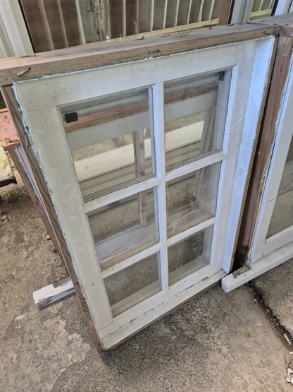 Wooden Colonial window 800 H x 530 W #2534