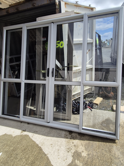 Light Grey Biparting Sliding Doors 2 H x 2.4 W #2542- See matching Slider