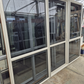 Cream Ranchslider with opening window 2 H x 2.7 W #2556