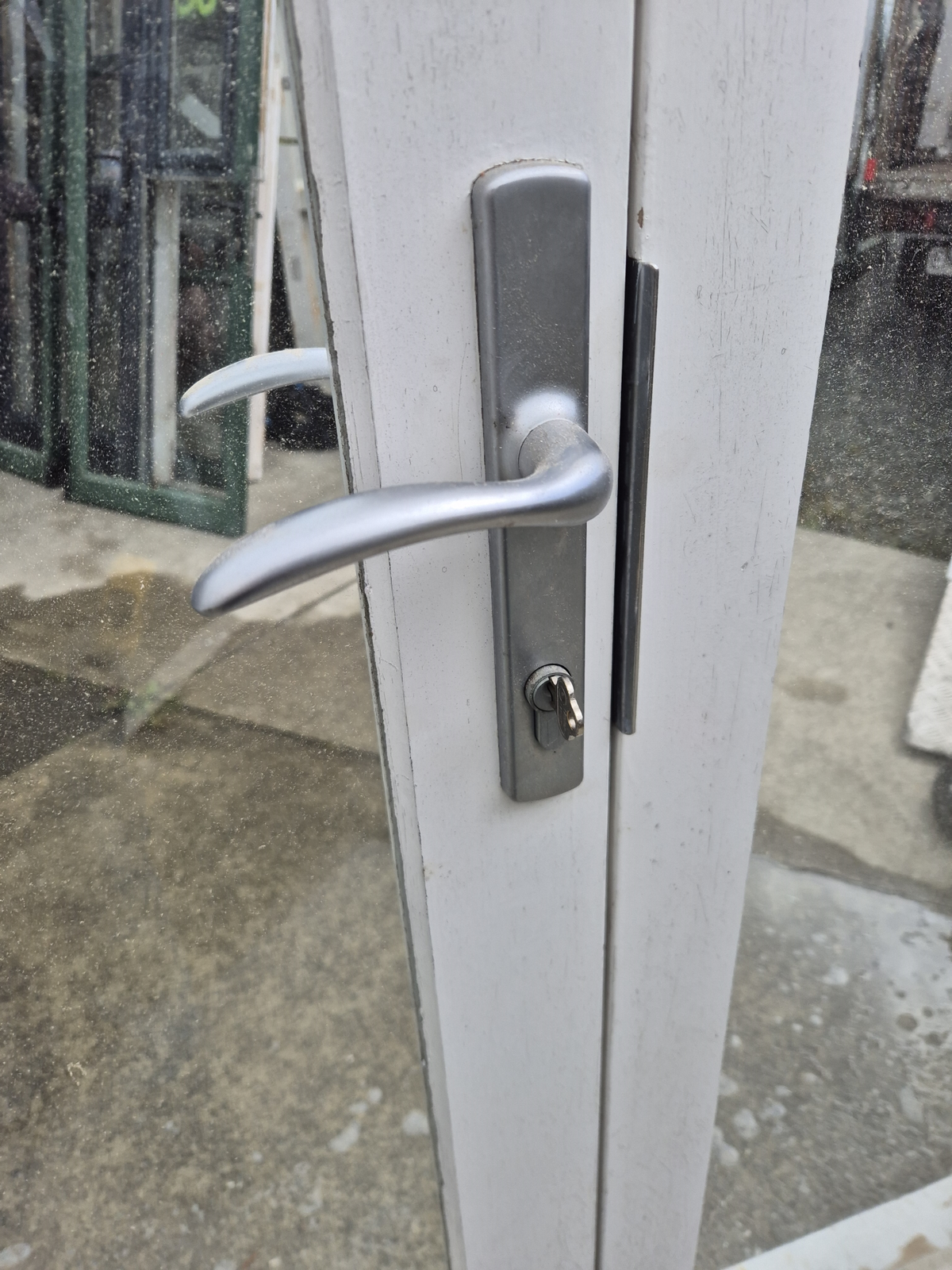 Cedar Bifold Doors with outside access 2140 H x 2400 W #2544 -see matching set
