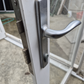 Cedar Bifold Doors with outside access 2160 H x 2260 W #2545 -see matching set