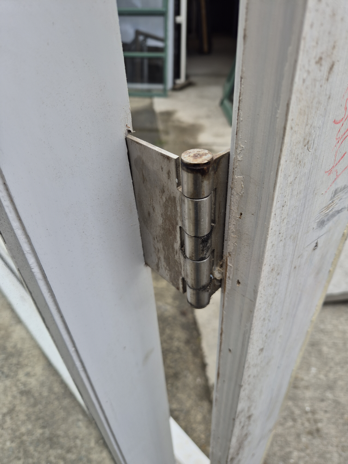 Cedar Bifold Doors with outside access 2160 H x 2260 W #2545 -see matching set