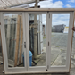 Cedar Bifold Doors with outside access 2160 H x 2260 W #2545 -see matching set